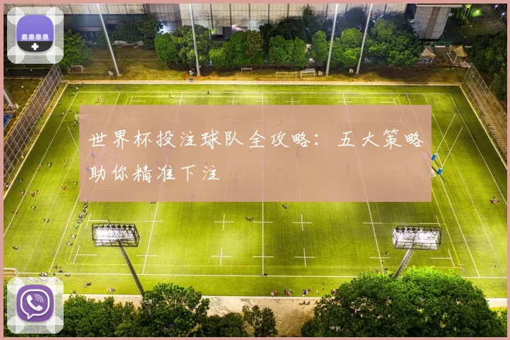 世界杯投注球队全攻略：五大策略助你精准下注
