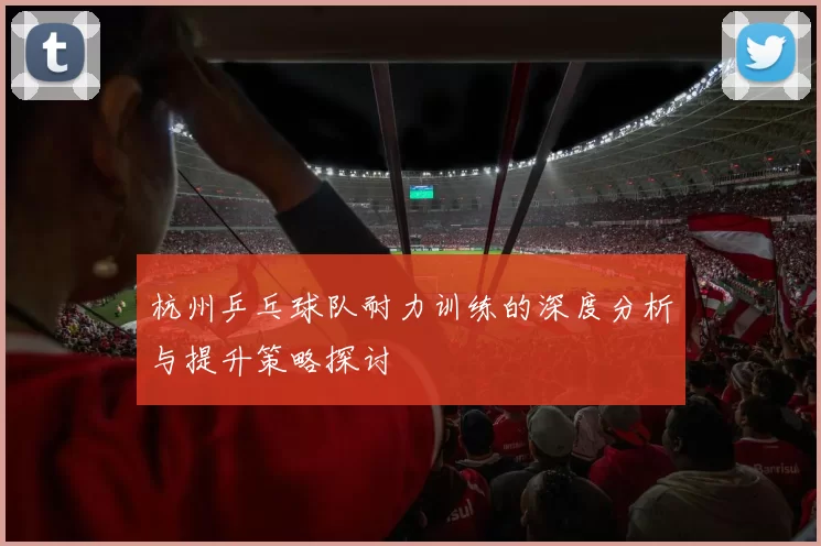 杭州乒乓球队耐力训练的深度分析与提升策略探讨